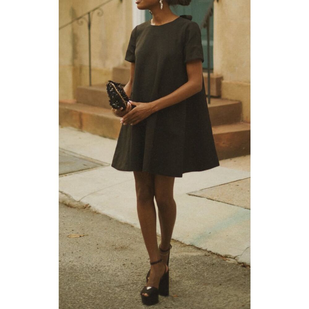 Mestiza Black Reversible Mini Swing Dress - Women - Picture 2 of 16